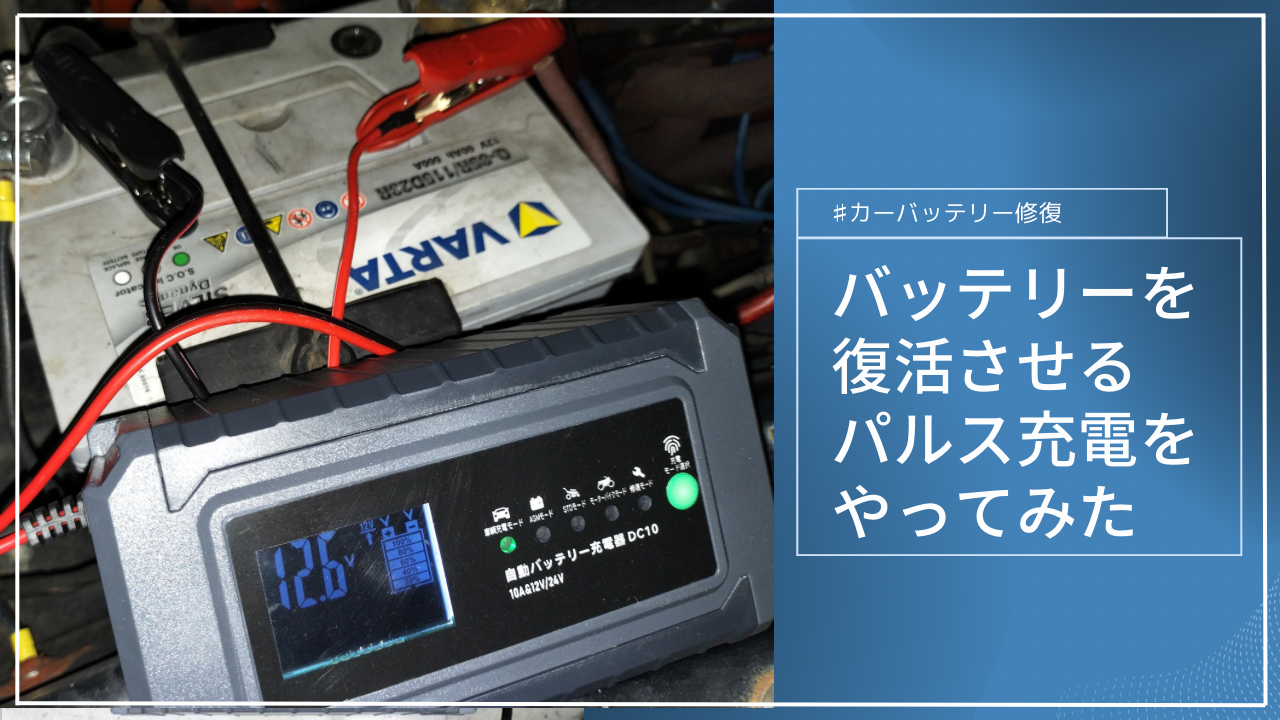 パルス充電機を買ってみた